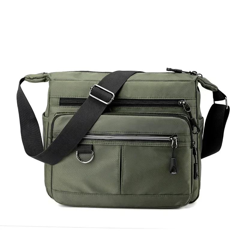 2024 New Shoulder Men'S Bag Waterproof Oxford Luxury Design Crossbody Handbag Large Capacity Messenger Bags For Men