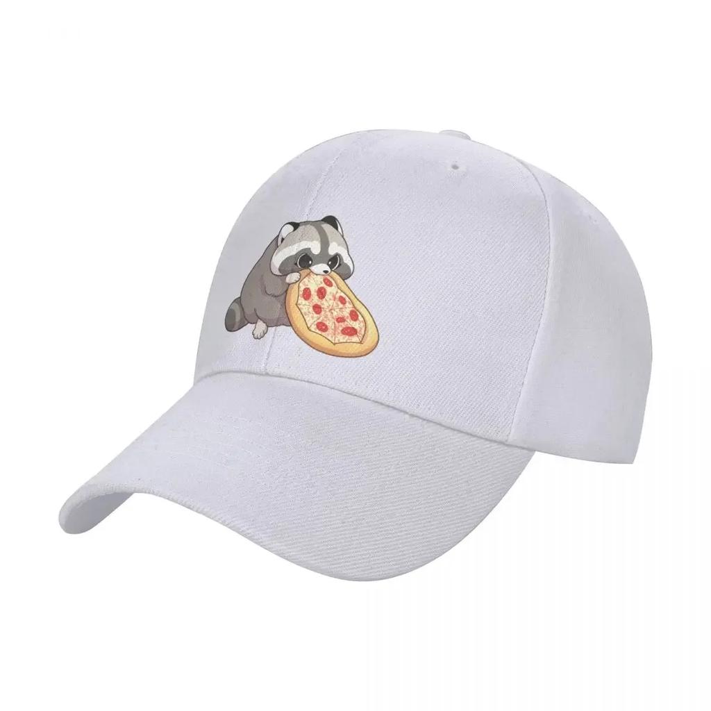 Pizza Raccoon Baseball Cap Sports Beach Bag Foam Party Hat Thermal Visor Ladies Mens