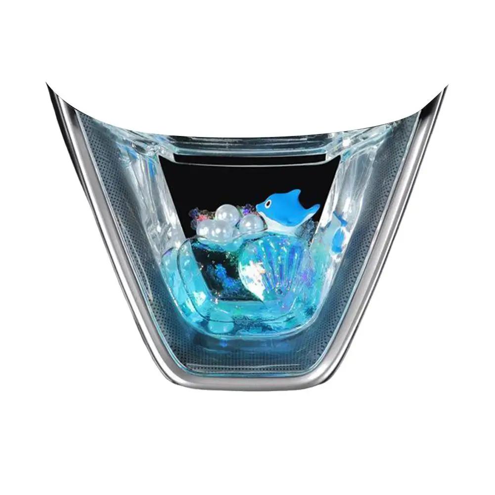 

Для Tesla Y Highland Juniper 2025 2025 Аксессуары-наклейки на руль Жидкий Декоративный Динамический Блестящий Салон автомобиля S3I3 синий