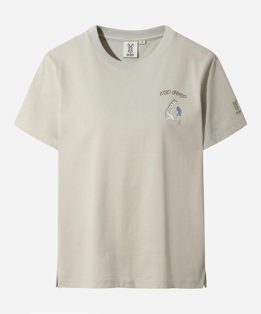 DOD Women'S) Torakwon Kamaboko Short Sleeve T-Shirt (Beige)