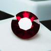 Natural Bloody Red Ruby Round Diamond Cut 9.00 Ct CERTIFIED Loose Gemstone A-12784268