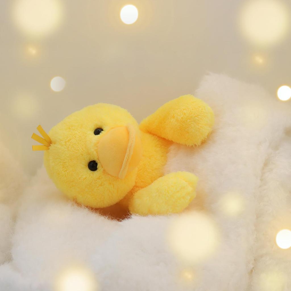 Apricot Lamb Arctic Eider Duck Plush Toy for Kids, Soft and Cute, Fluffy Arctic Eider Duck for Girls and Boys, 23cm