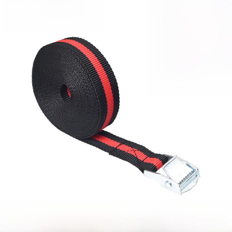 Black Zinc Alloy Buckle Strap for Cargo Luggage with Polypropylene Tightening Wire