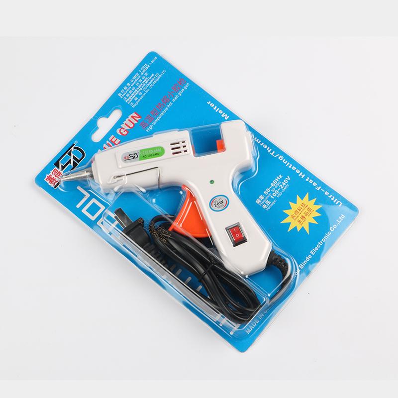 Household Small-Size Glue Gun with Temperature Control & 7-11mm Glue Sticks