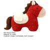 Cuscino Peluche Anno del Cavallo Forma Animale Zodiacale Cuscino per Divano Capodanno Cinese Decorazione per la Casa e Regalo