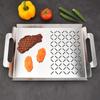 ZISIZ Tragbare Outdoor BBQ Grillpfanne
