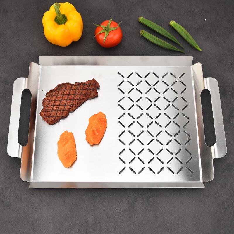 ZISIZ Tragbare Outdoor BBQ Grillpfanne