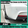 For BMW 3 Series F30 F31 Rear Bumper Lip Diffuser Side Splitters Body Kit 316 318 320 325 330 Sedan/Touring M Sport