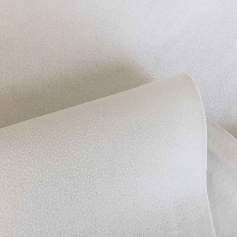 39in X 19in Fusible Interfacing Iron-On Non-Woven Fabric Single Side For Sewing Cover Stitches On The Back of Zip Project
