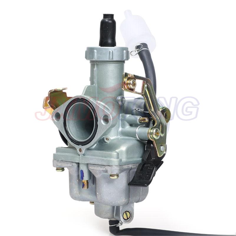 PZ27 27mm Motorcycles Carburetor With Accelerating Pump With Dual throttle cable For 4 stroke CG125cc 150cc 200cc 250cc 300cc