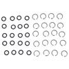1/2inch Retaining Rings Clip with O Rings for Impact Wrench Socket Retainer Rings Socket Retaining Frictions Rings