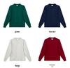 Japanese Heavyweight Cotton Blend Unisex Sweatshirt - Trendy Round Neck, Drop Shoulder, Loose Fit, Casual Versatile Top