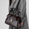 2024 Autumn/Winter Women's Retro Leather Large Capacity Commuting Tote Briefcase