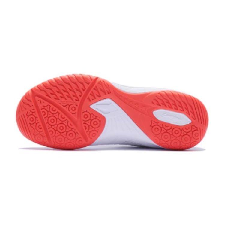 Li Ning Professional Comfortable Non-Slip Wear-Resistant Low-Top Kids Training Shoes Kids Training Shoes White Red APTT014-2