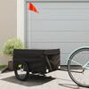 Vidaxl Fietskar, Zwart, 45 Kg, IJzer