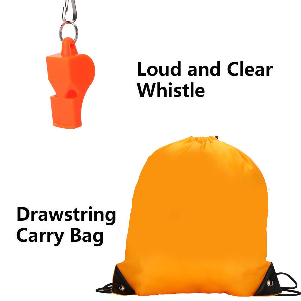 6Pcs Outdoor Exploration Binoculars Set Young Kids Educational Gift for Camping Hiking Orange