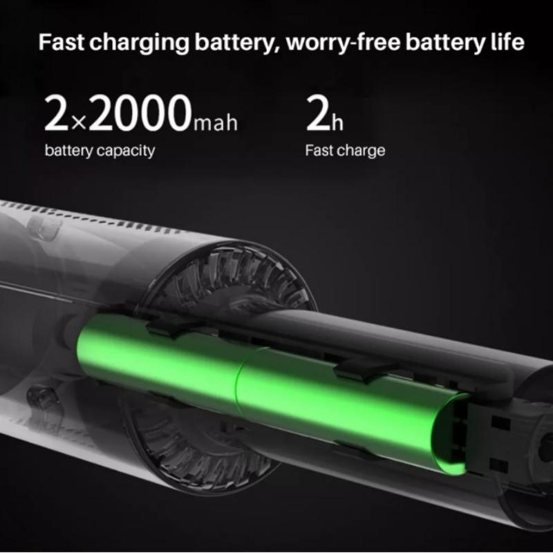 Wireless Portable Car Vacuum Cleaner Rechargeable Cyclone Air Duster 6000Pa Super Suction Dust Remover