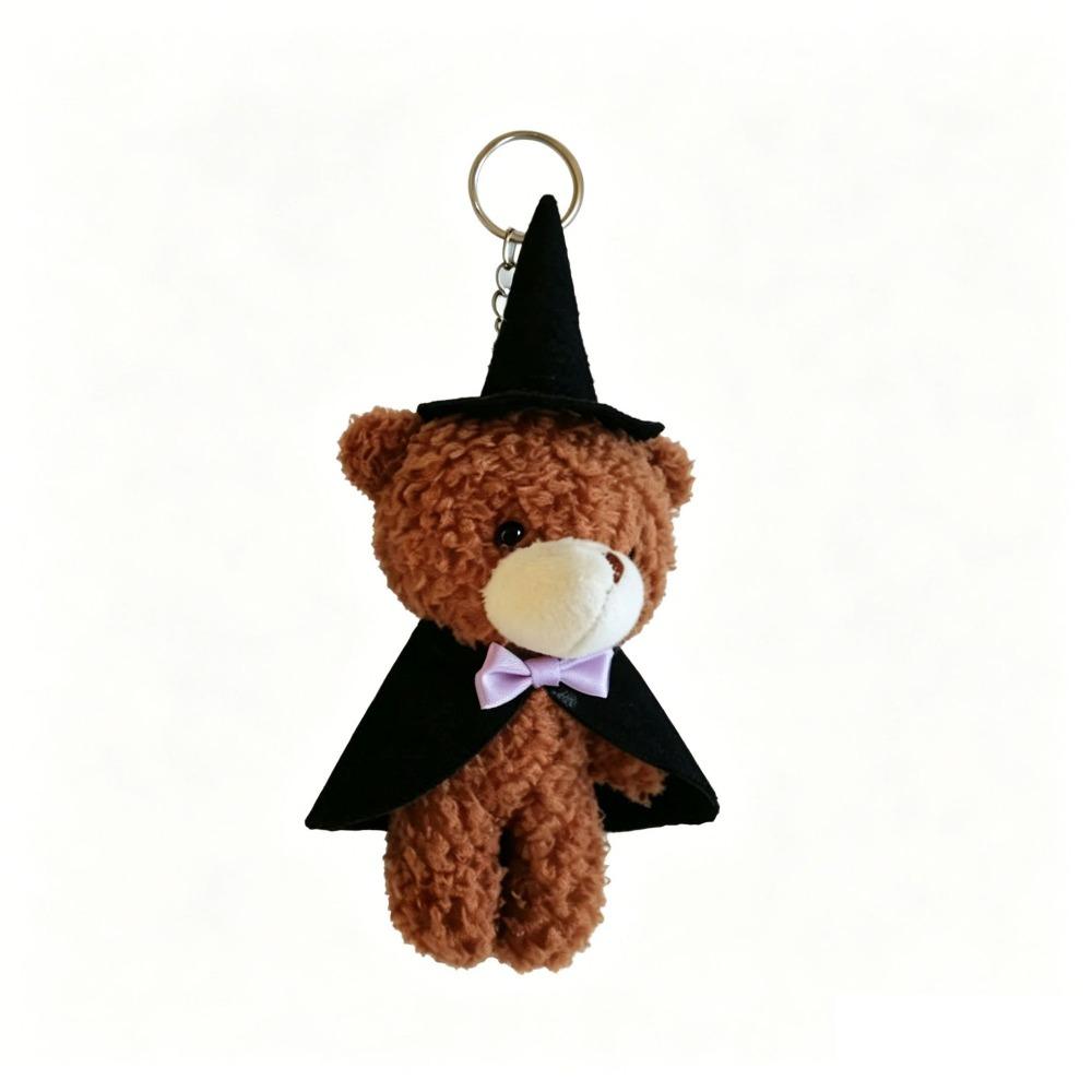 DIY Halloween Plush Pendant Kawaii Bear Plush Doll Little Bear Plush Keychain  Phone Accessories