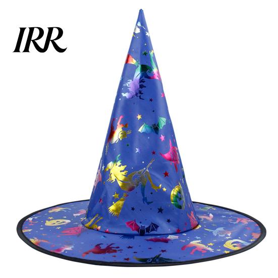 Halloween Party Accessory Witch Wizard Hat, Adult Kids Cosplay Cone Hat with Spider Pointed Web Star Decor, Gothic Costume Prop, Trick or Treat for