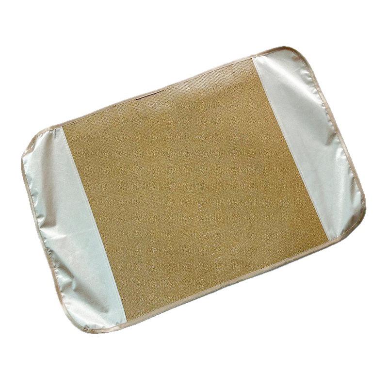 Cool Double-Sided Rattan & Latex Mat and Pillowcase Set