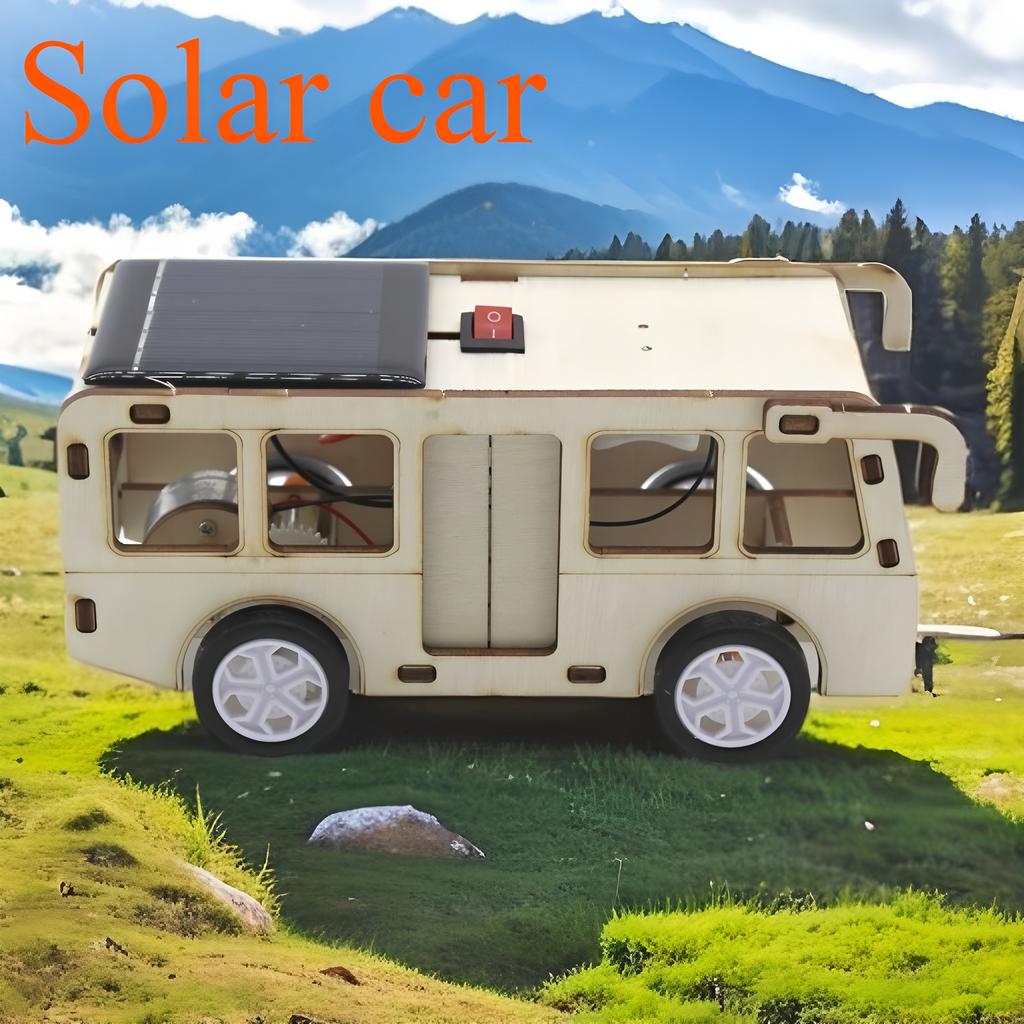 Diy Solar-powered Children's Science and Education Experimental Toys, Hand-assembled Models, Science and Education Toys Gift