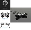 Silver Bullet Earphones Metal Deep Bass Wired Inear Headphones For Music Lovers