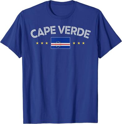 Republika Zielonego Przylądka - Flaga Republiki Zielonego Przylądka - Klasyczny Zielonoprzylądkowy T-shirt