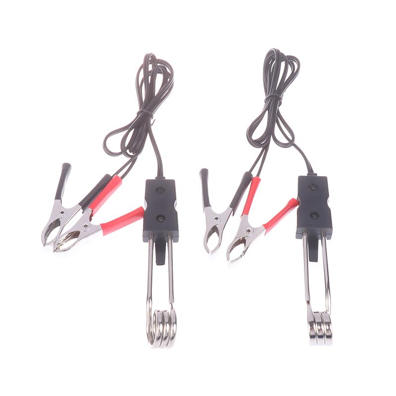 Car Alligator Clips Heater Auto Electric Tea Coffee Water Heater Dc 12V/24V 20W Cigarette Lighter Adapter Portable Heater