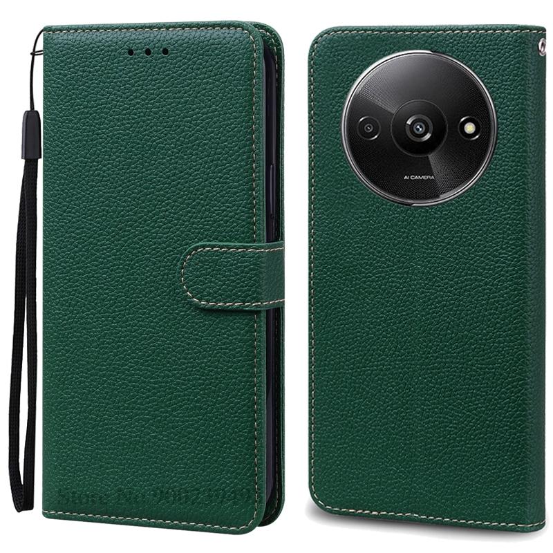 Pro Redmi A3 Pouzdro Kožené Peněženkové Vyklápěcí Pouzdro Pro Xiaomi Redmi A3 Kryt Ochranné Fundas Coque Pro Xiaomi Redmi A3 A 3 Pouzdro na Telefon