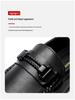 Men's Summer 2025 British-Style Casual Leather Loafers - Soft Sole, Trendy One-Step Drive Shoes
