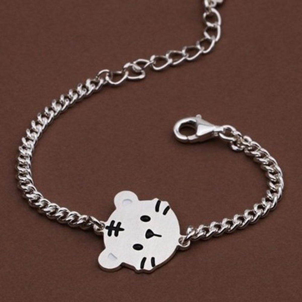 [As Little] Baby Silver Bracelet Kids Infant Silver 925 Tiger Zodiac Chain