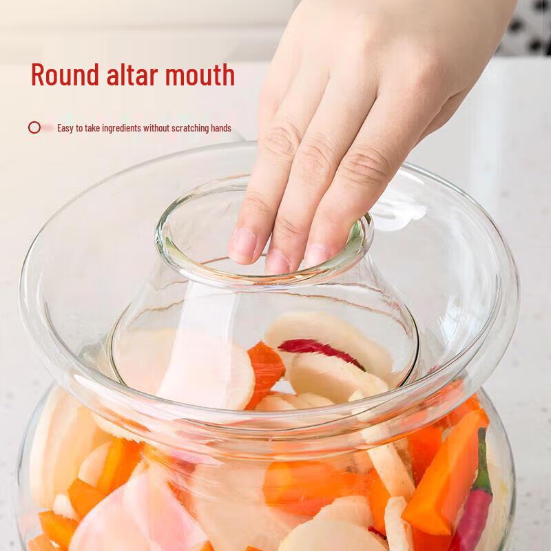 Ningzhao Thickened Glass Pickle & Fermentation Jar