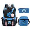 Animation Cartoon Printing High-Value Student School Bag Children'S Shoulder Backpack Pencil Bag Three-Piece Set