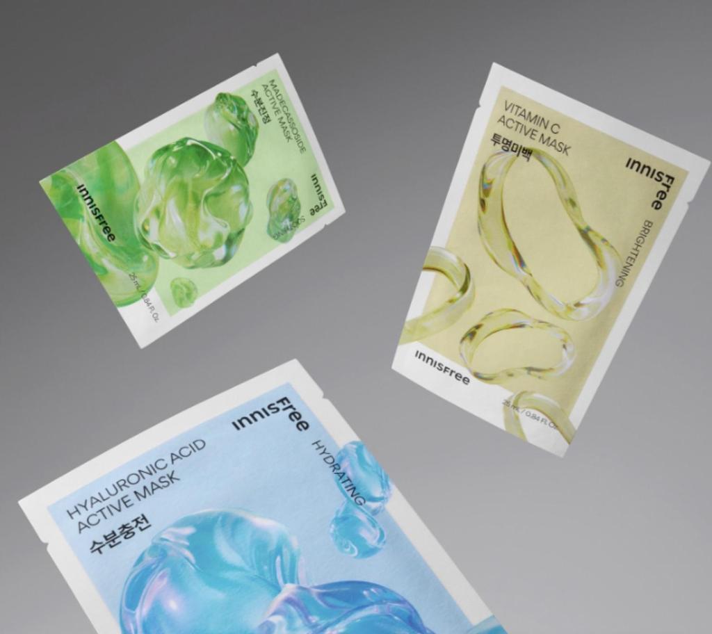 Innisfree Active Mask Madecassoside Moisture Calming Sheet 25ml X 10ea