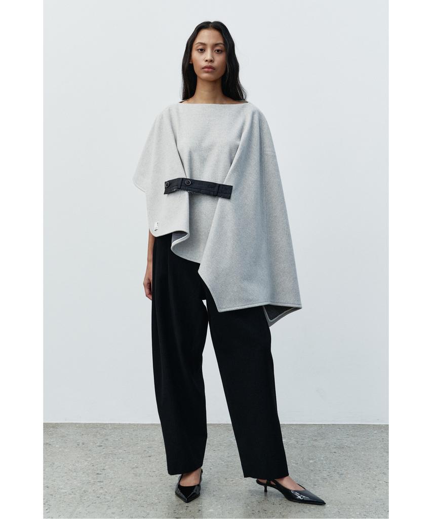 RECODE Belted Drape Shawl Ryaaw25543Gyx