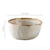 Kiln Changes Ceramic Deep Plate Thick Soup Plate Salad Bowl Pasta Bowl Restaurant Molecular Cuisine Specialty Tableware
