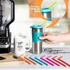 15 FITS ALL TUMBLERS STRAWS - Reble Silicone Straws for 30 and 20 oz Yeti - Flexible Easy to Clean + 2 Cleaning Brushes - BPA Free, No Rubber Taste
