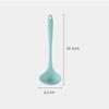 Long Handle Silicone Soup Spoon Large Ramen Noodles Tablespoons  Pot Porridge Ladle Scoop Kawaii Japanese Kitchen Utensils