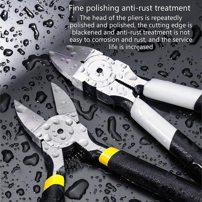 Industrial Diagonal Cutting Pliers Wire Cutter with Comfortable Grip Handle Pliers for Electricians Repair Tool