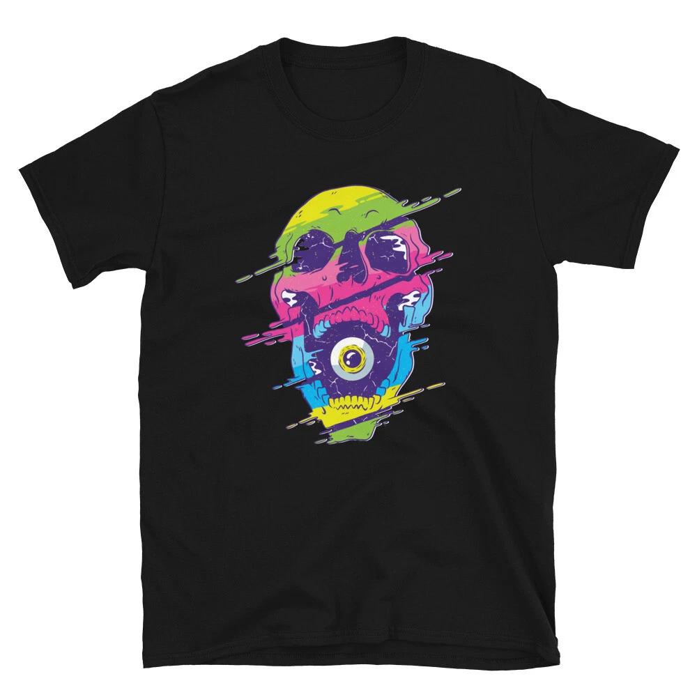 Skull Psychedelic Mind Expanding T-Shirt XL