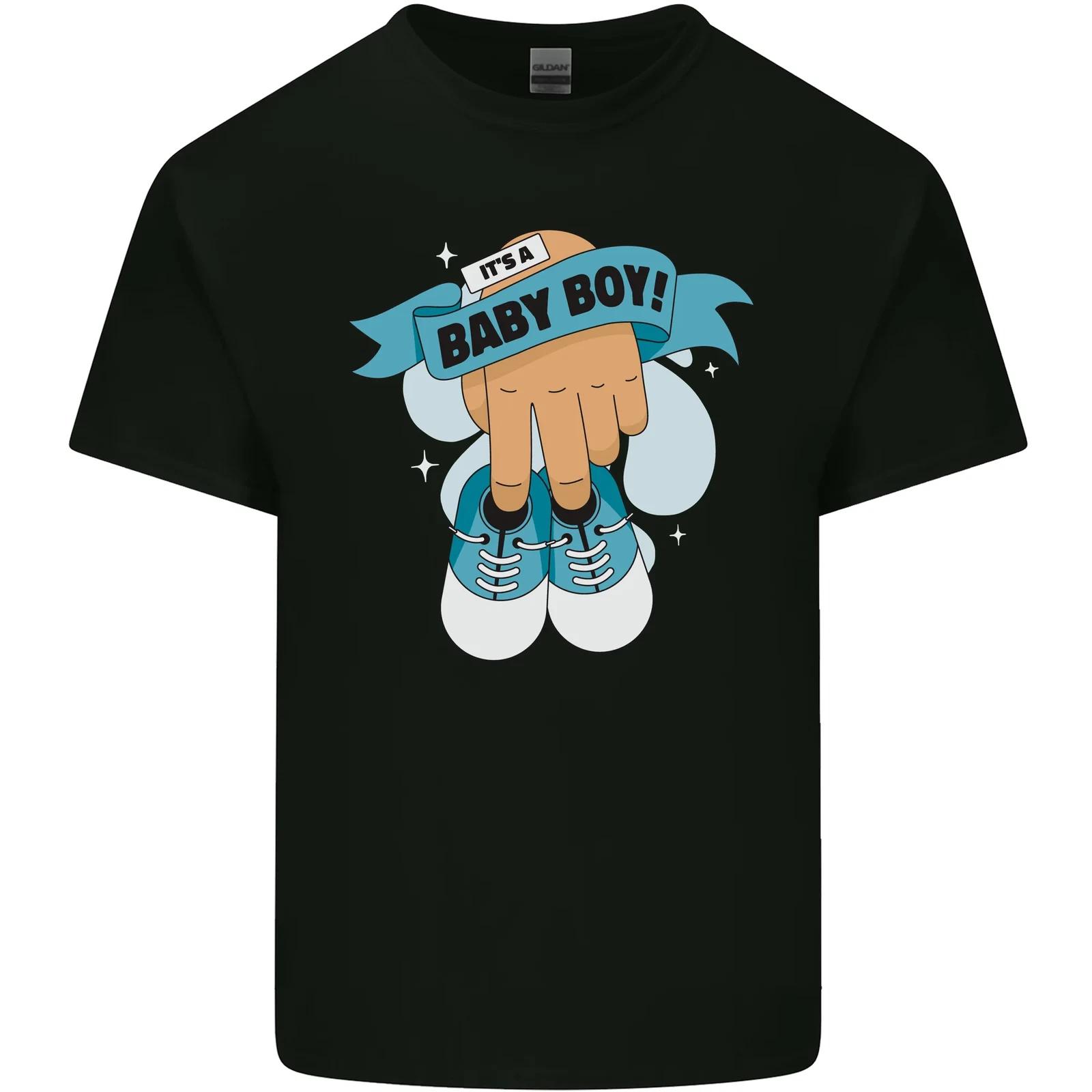 

A Baby Boy Gender Reveal Christening Pregnancy Kids T-Shirt Childrens 3XL