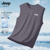 JEEP SPIRIT Men's Ice Silk Quick-Dry Sleeveless T-Shirt