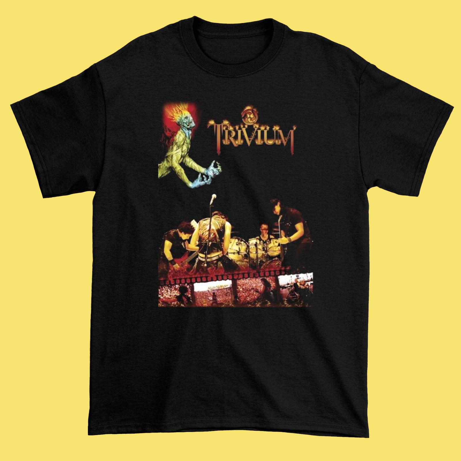 TRIVIUM STAGE COLLAGE S-234XL Unisex Shirt Gift family XX472 XL