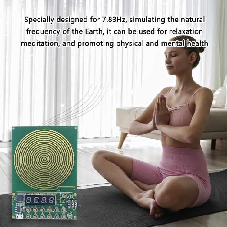 Gold Plate Connectors Schumann Waves Frequency Generator Adjustable Output for Office Use Sine Waves Signal Generator