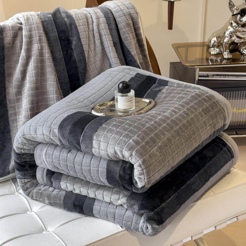 Light Luxury Blanket Color Woven Baoge Jacquard Blanket