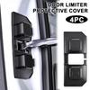 NEW 4Pcs Car Door Buffer Cushion Waterproof Self-Adhesive Door Car Shockproof Cushion Universal Shock Absorber Silicone D2C5