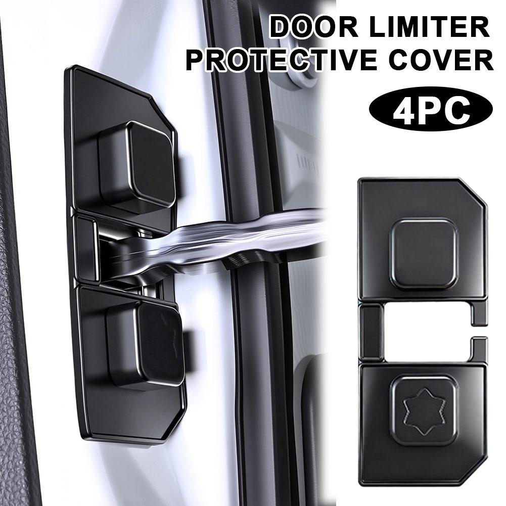 NEW 4Pcs Car Door Buffer Cushion Waterproof Self-Adhesive Door Car Shockproof Cushion Universal Shock Absorber Silicone D2C5