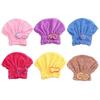 Microfibre Quick Hair Drying Bath Towel Bowknot Wrap Towel Cap Bathroom Accessories Bonnets Women Shower Cap Towel Dry Hair Cap