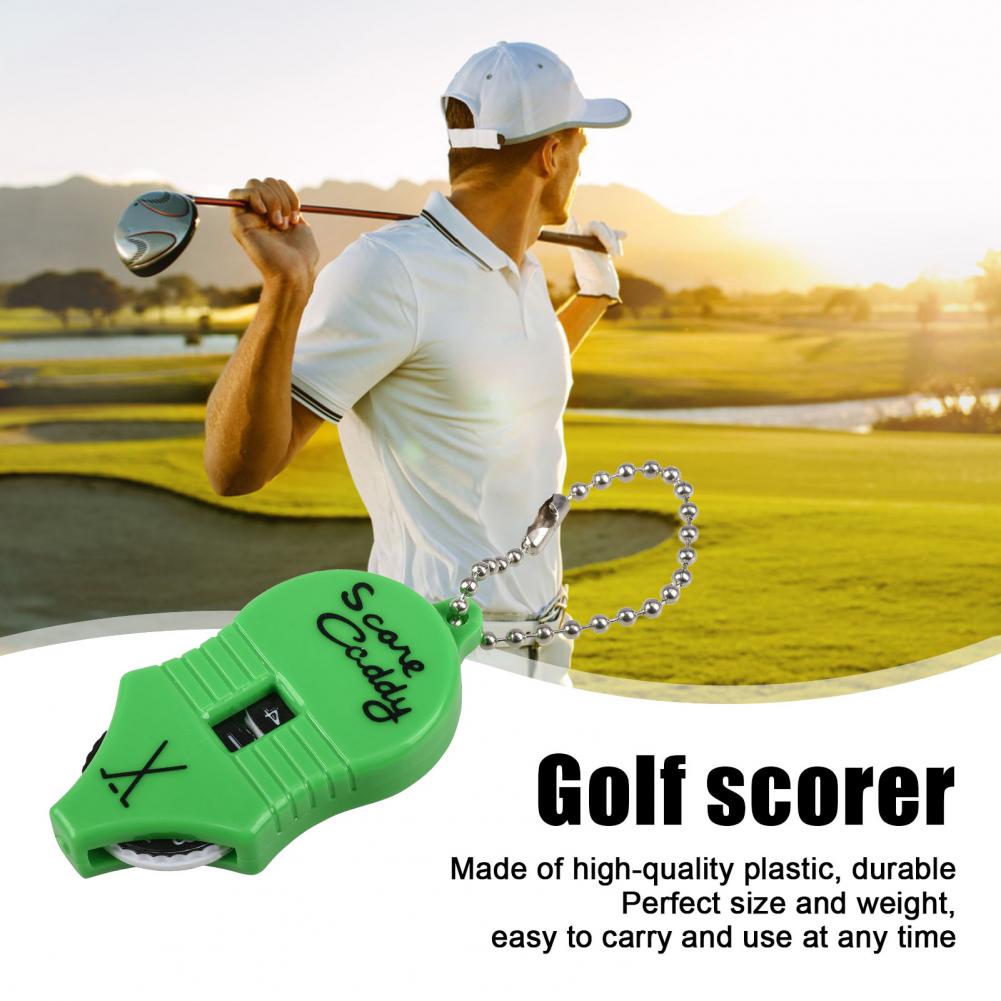 Lightweight Golf Score Counter Golf Score Tracker Portable Golf Score Counter Keychain for Outdoor Sports Mini Stroke for Putts