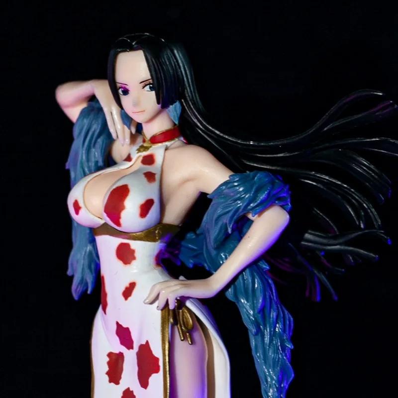 Hot 24CM One Piece Anime Figure Boa Hancock Action Figure Sexy Girl Statue Collection Decoration Holiday Children Toy Gift